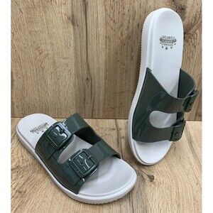 LUOFU Women's Slip On Sandals E 7188 Original Comfort Shoes Double Buckle 9US 40